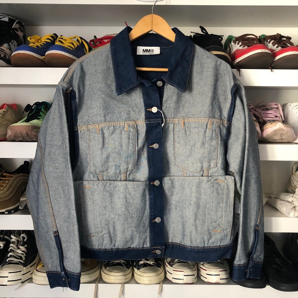 MAISON MARGIELA MM6 Reversed Denim Jacket